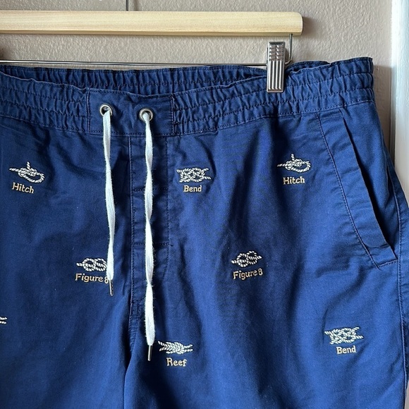 POLO RALPH LAUREN Classic Fit Nautical Knots Drawstring Shorts - Picture 2 of 8